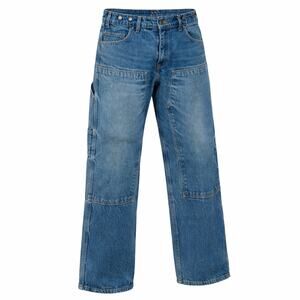 Distressed Prison Blues PRSN BLU Carpenter Jeans W 40 USA Double Knee VTG Style